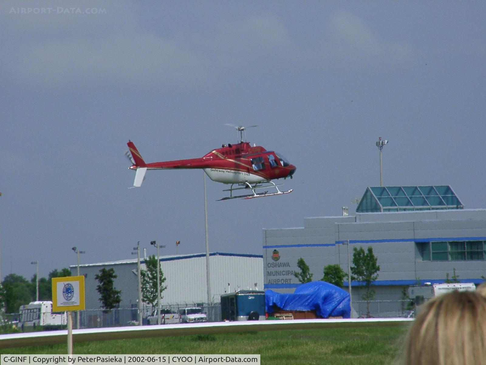 C-GINF, Bell 206B JetRanger III C/N 3294, @ Oshawa Airport, Ontario Canada