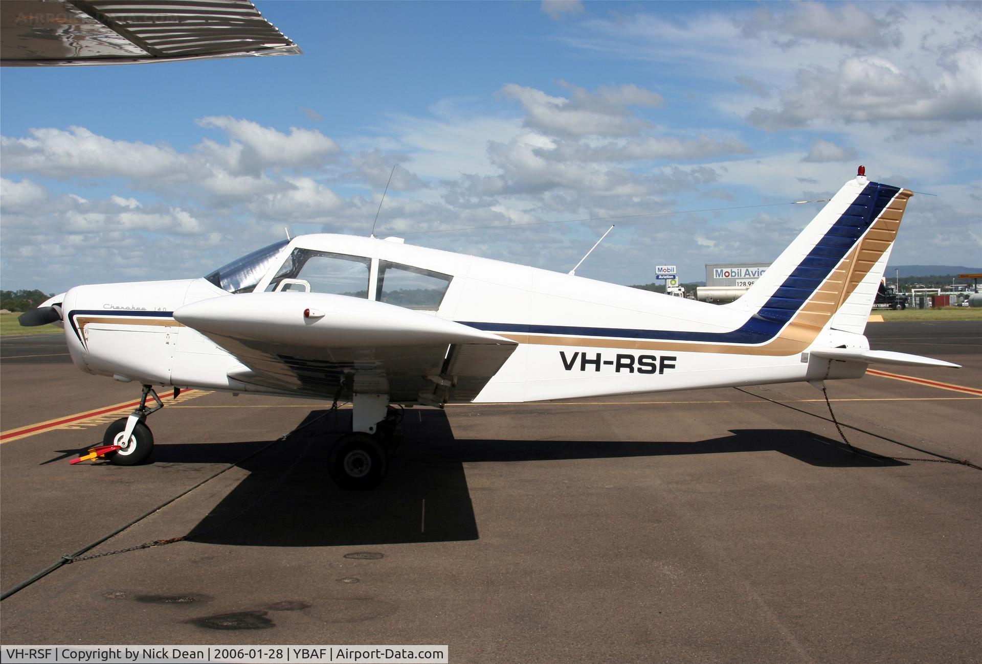 VH-RSF, 1965 Piper PA-28-140 Cherokee C/N 28-20792, /