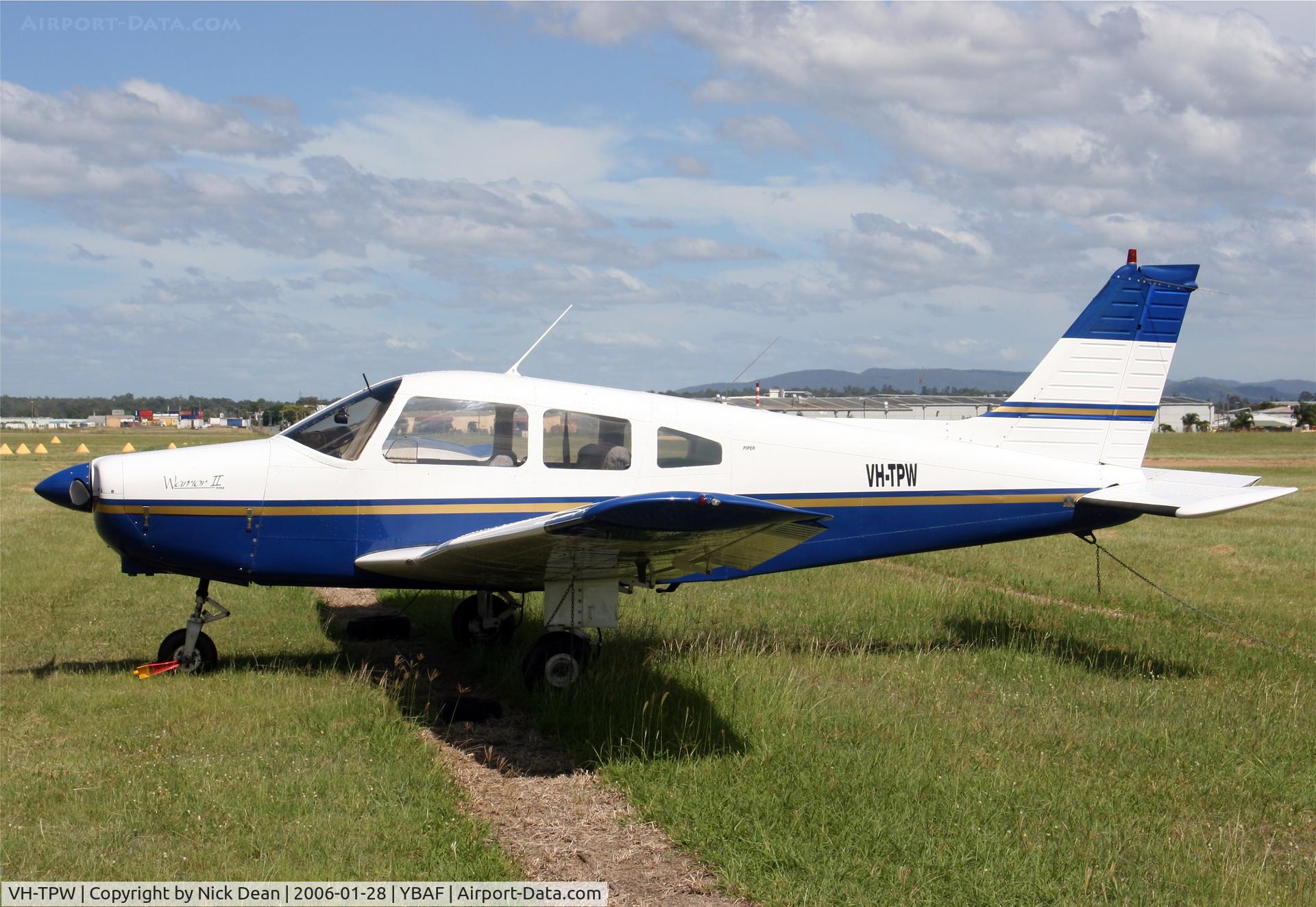 VH-TPW, 1978 Piper PA-28-161 C/N 28-7816396, /
