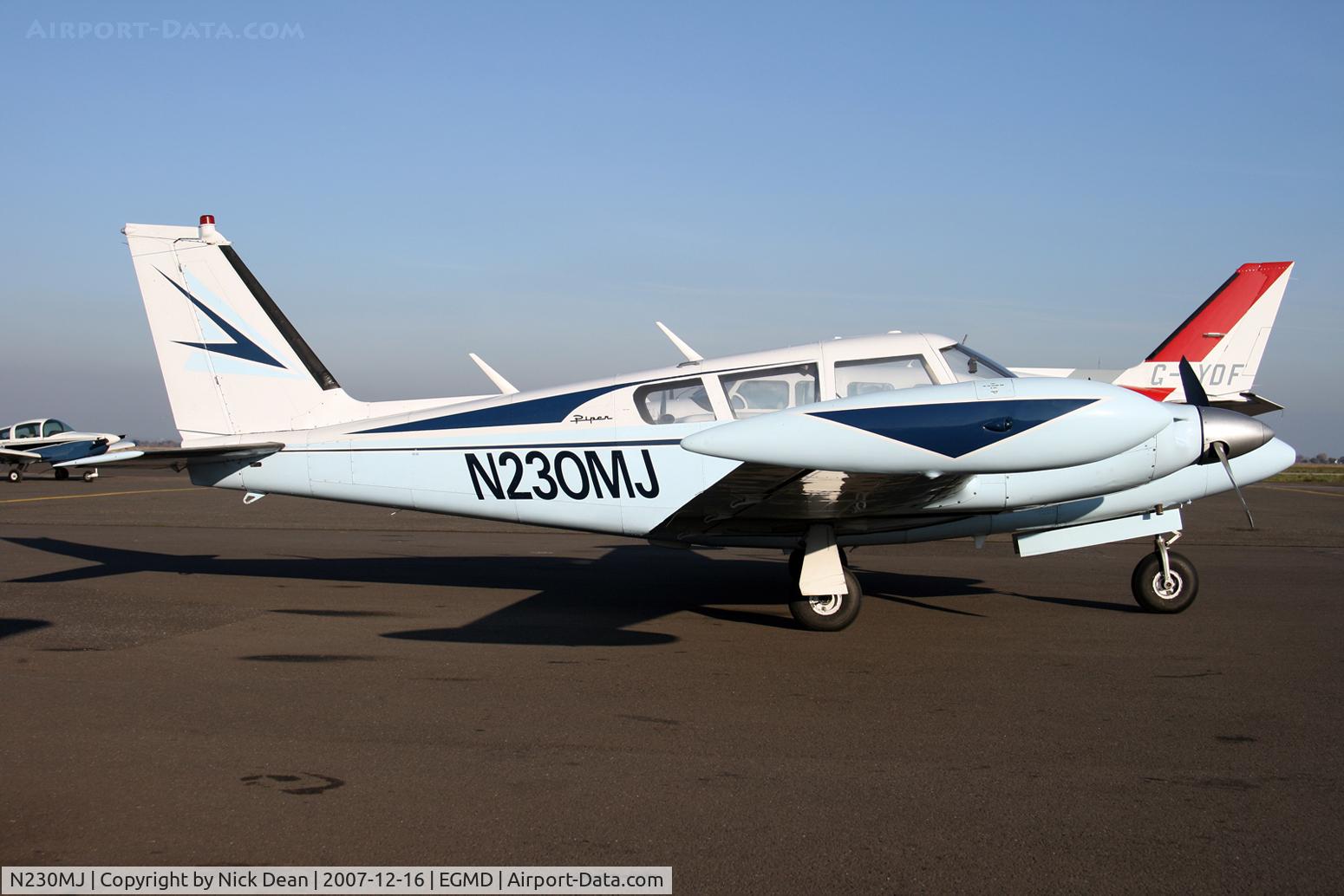 N230MJ, Piper PA-30 Twin Comanche Twin Comanche C/N 30-1302, /
