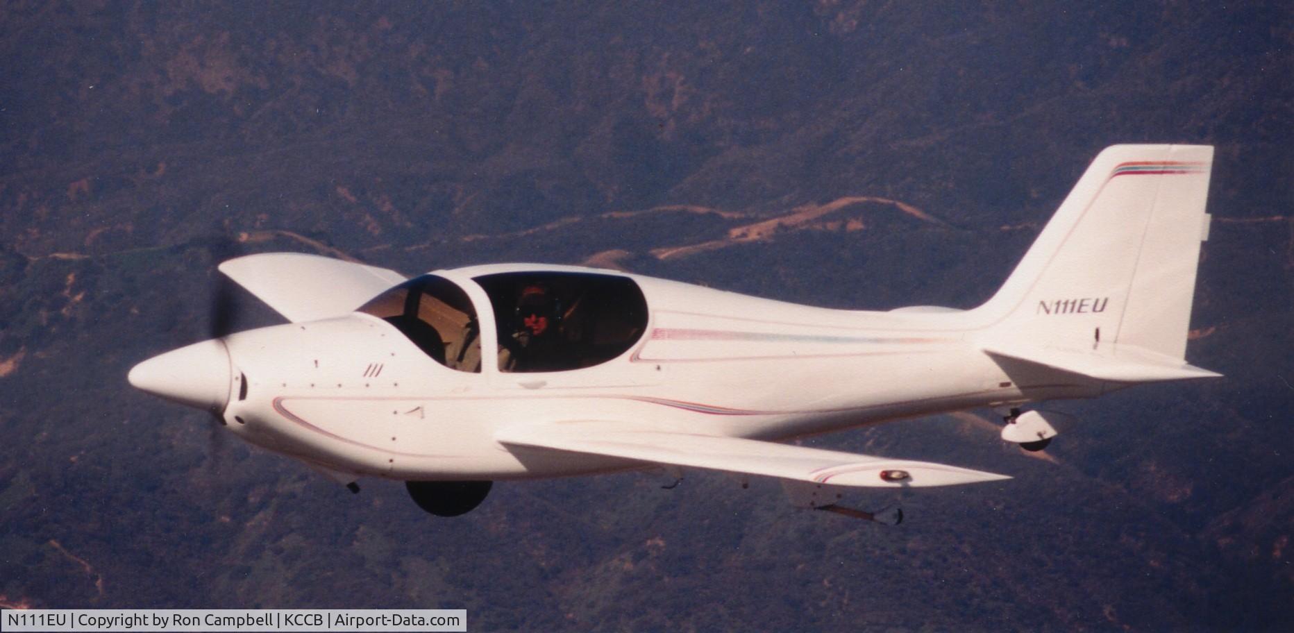 N111EU, 1996 Europa Monowheel C/N 111, Air to air shot