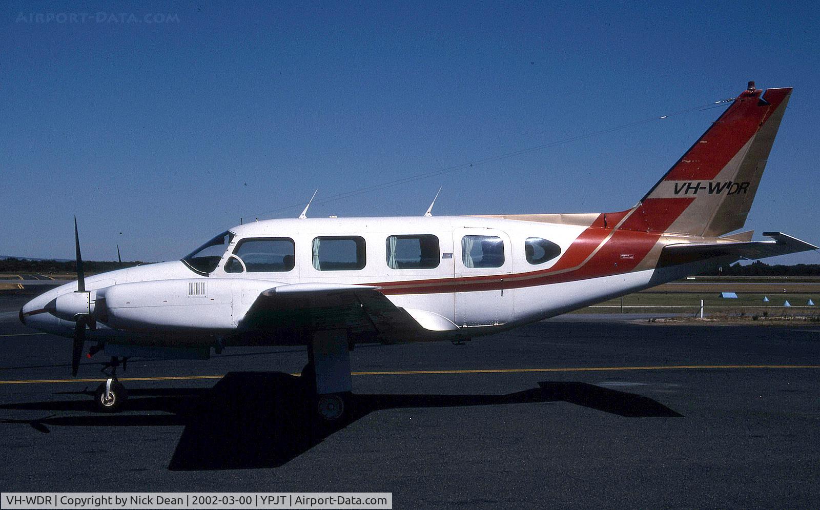 VH-WDR, 1969 Piper PA-31T Cheyenne C/N 31-552, scanned from a slide