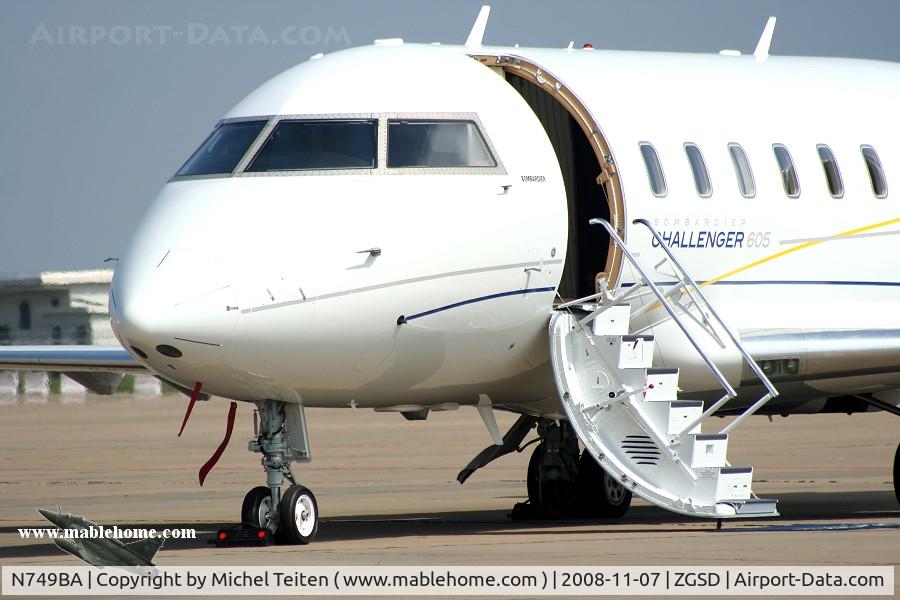 N749BA, 2008 Bombardier Challenger 605 (CL-600-2B16) C/N 5749, Airshow China 2008