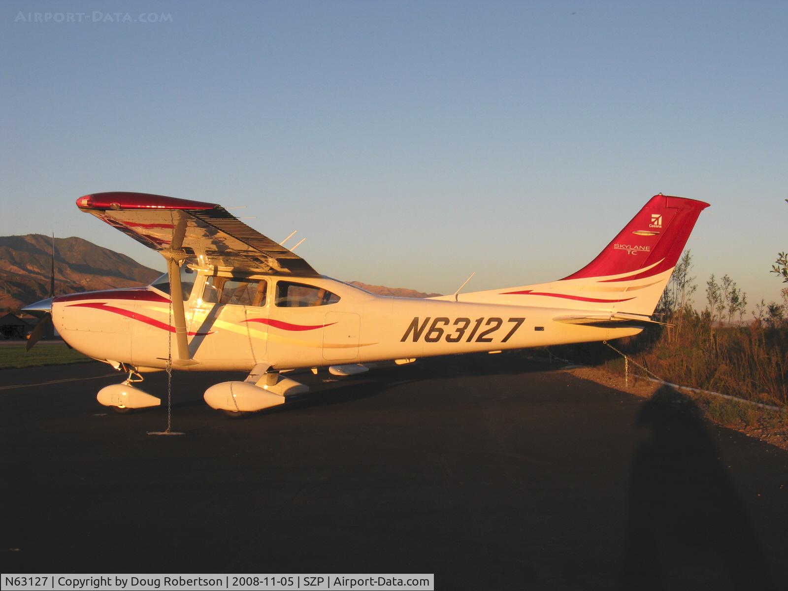 N63127, 2008 Cessna T182T Turbo Skylane C/N T18208883, 2008 Cessna T182T TURBO SKYLANE, Lycoming TIO-540-AK1A 235 Hp, taken approaching twilight