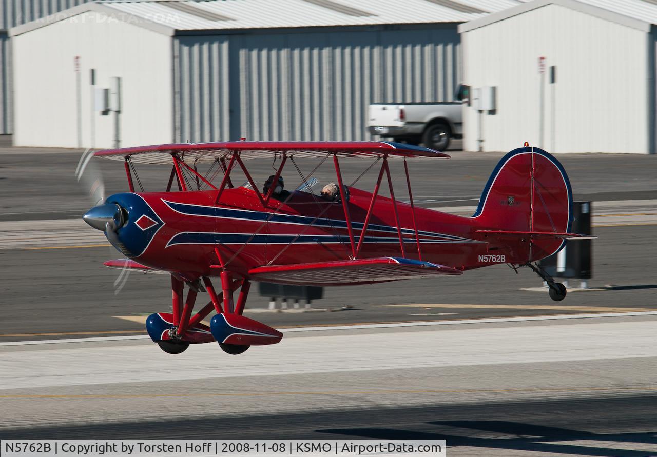 N5762B, 1980 Great Lakes 2T-1A-2 Sport Trainer C/N 0833, N5762B departing from RWY 21