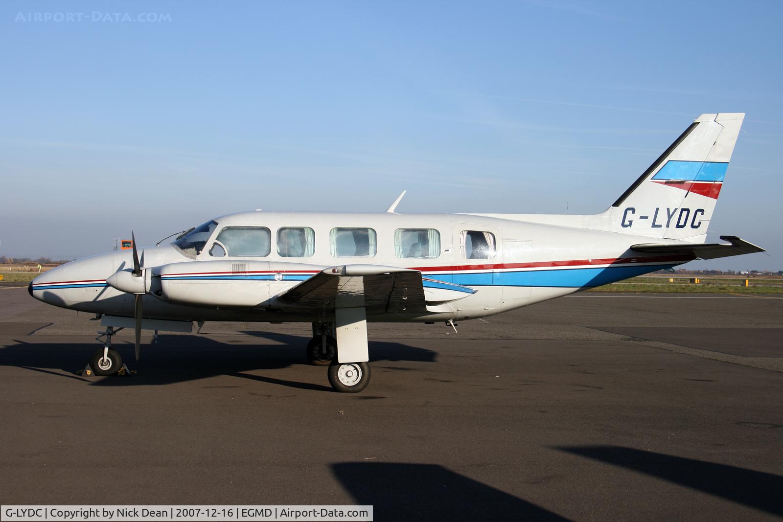 G-LYDC, 1976 Piper PA-31-350 Chieftain C/N 31-7652110, /