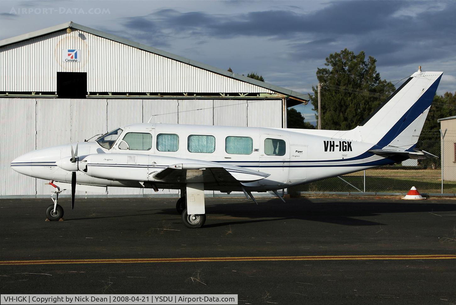 VH-IGK, 1977 Piper PA-31-350 Chieftain C/N 31-7752190, /