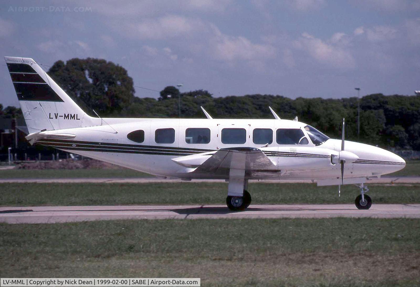 LV-MML, 1978 Piper PA-31-350 Navajo Chieftain Chieftain C/N 31-7852133, Destroyed by fire ater a forced landing due smoke in the cabin on a flight between Mendoza and Aeroparque 12 March 2003