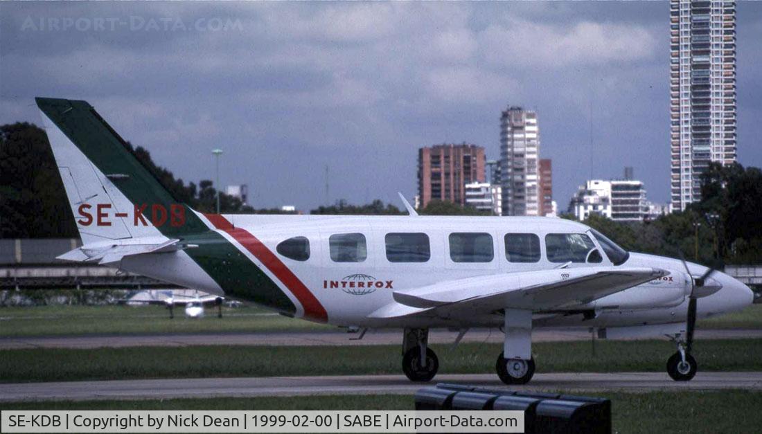 SE-KDB, 1980 Piper PA-31-350 Navajo Chieftain Chieftain C/N 31-8052098, Now registered N828KT