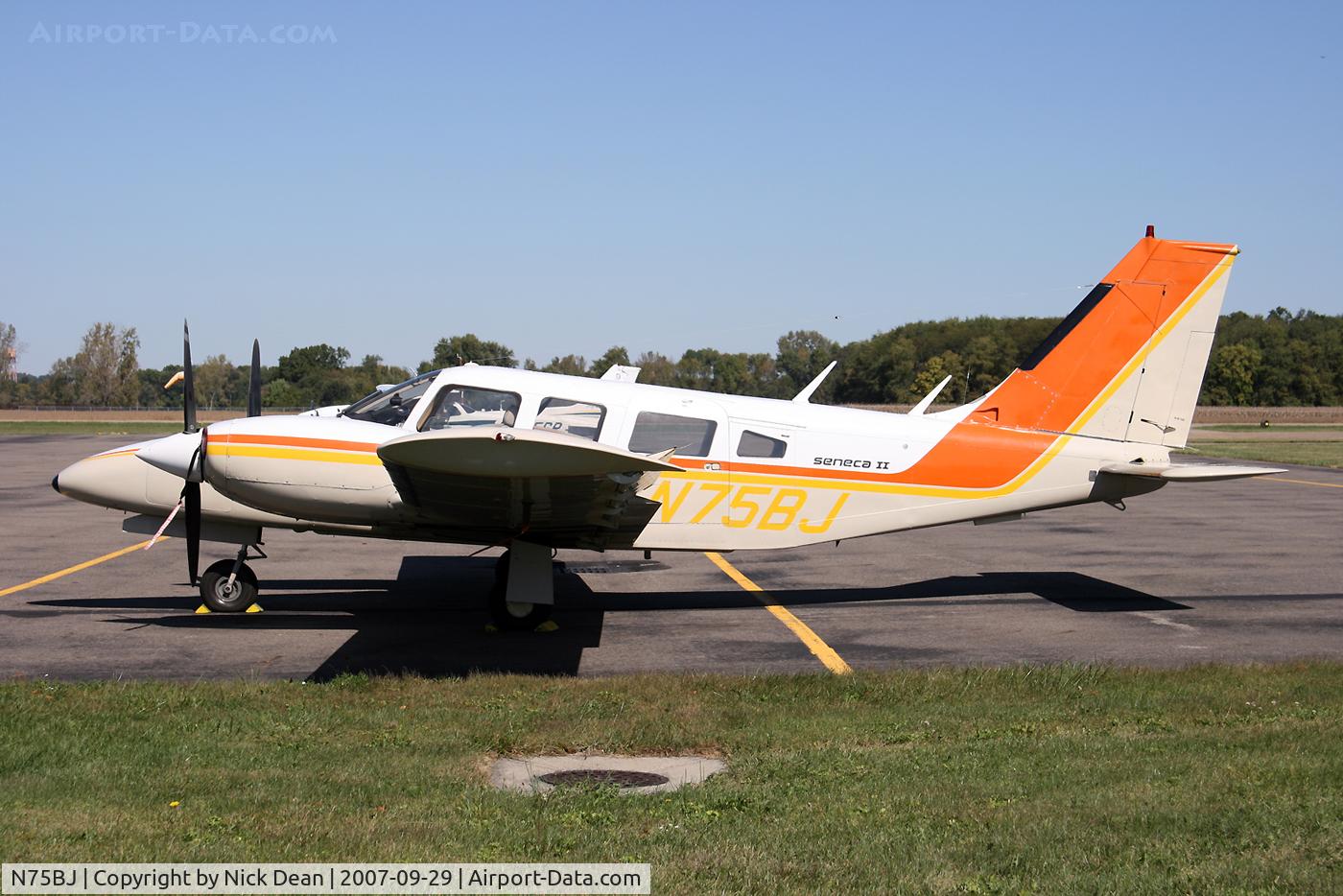 N75BJ, 1975 Piper PA-34-200T C/N 34-7570114, /
