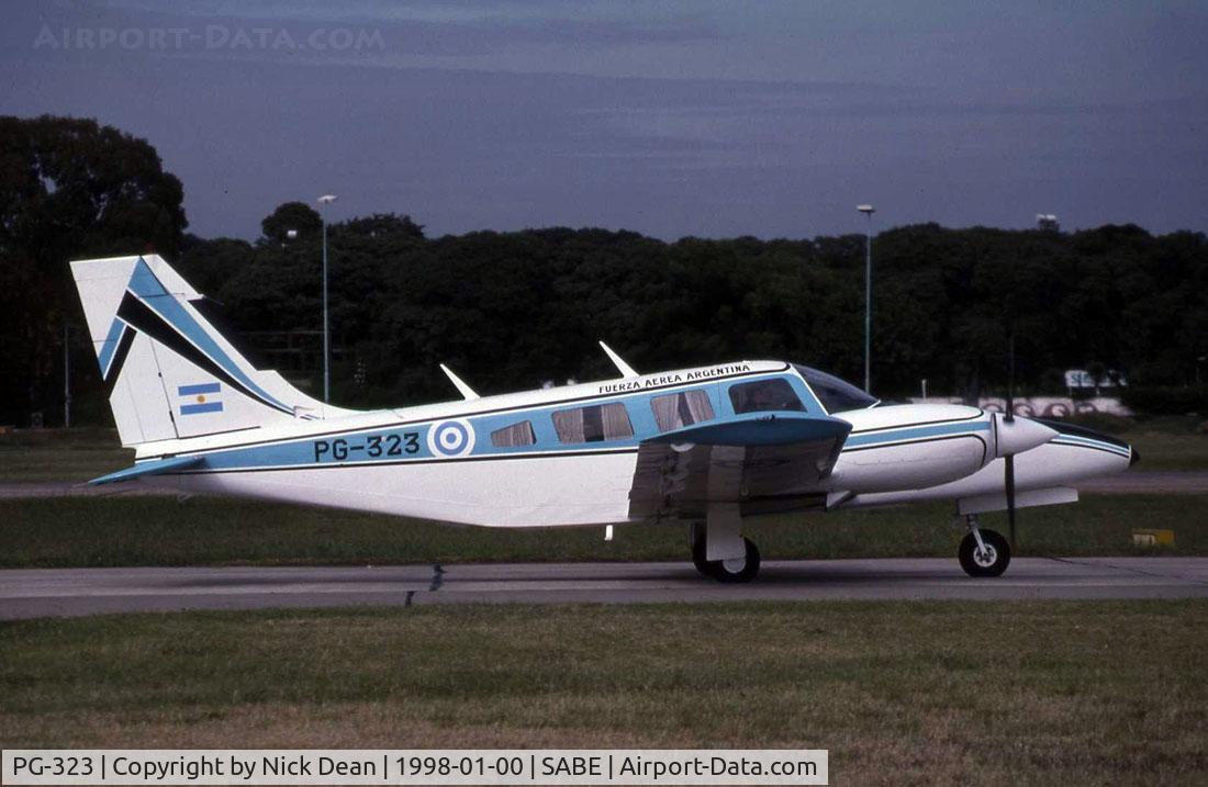 PG-323, 1981 Piper PA-34-200T C/N 34-8133229, Nice number---This is A Chincul constructed airframe