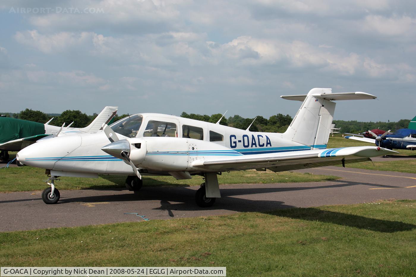 G-OACA, 1979 Piper PA-44-180 Seminole C/N 44-7995202, /