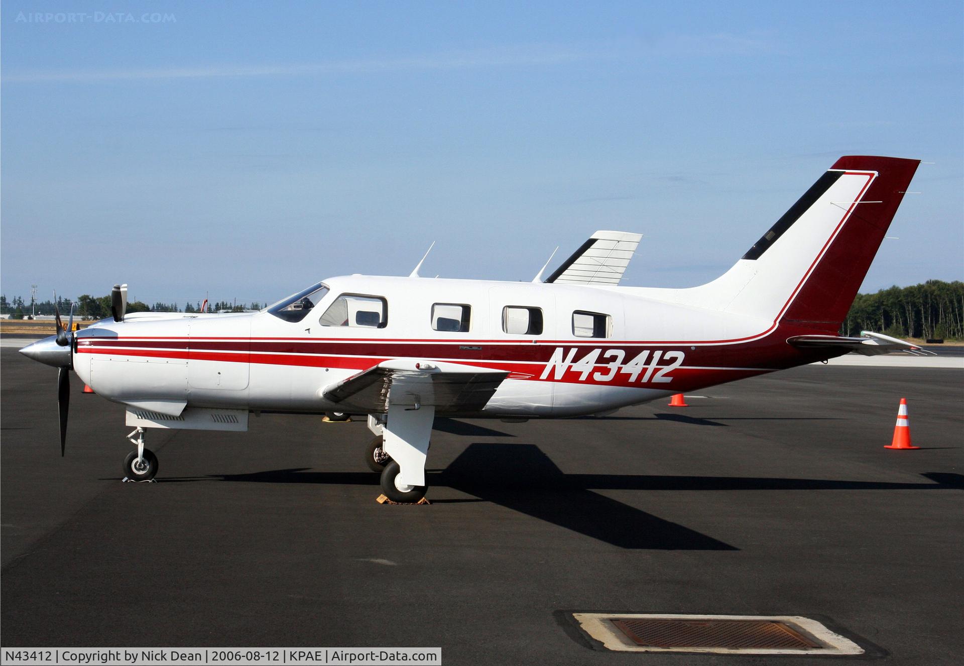 N43412, 1984 Piper PA-46-310P Malibu C/N 46-8408034, /