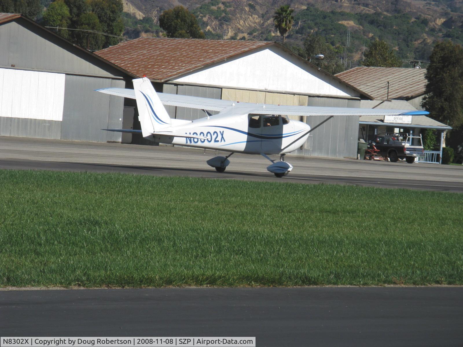 N8302X, 1961 Cessna 172C C/N 17248802, 1961 Cessna 172C, Continental O-300 145 Hp, takeoff roll rwy 04