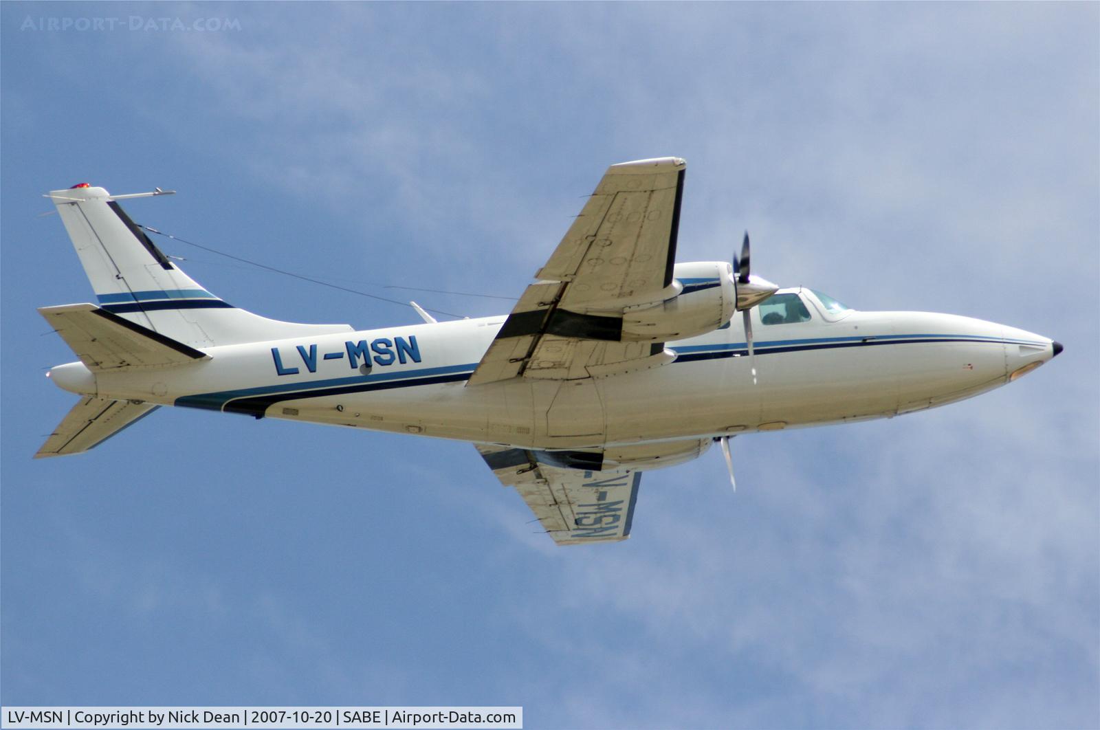 LV-MSN, 1978 Piper PA-60 Aerostar 600A C/N 60-0520-168, /