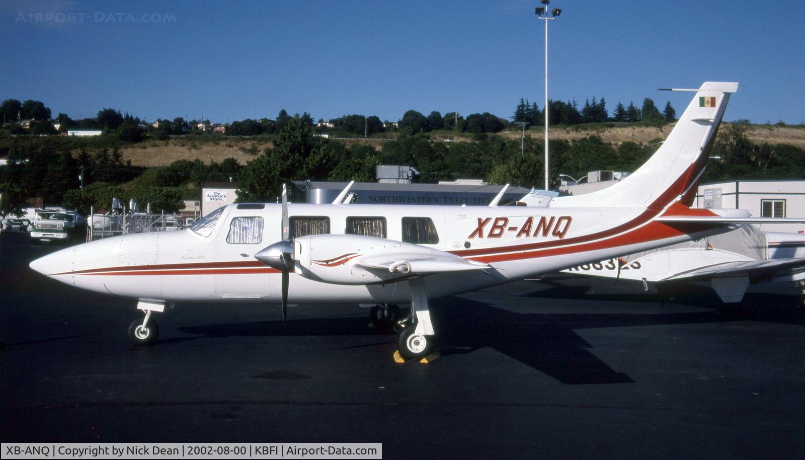 XB-ANQ, 1978 Piper PA-60-601P Aerostar C/N 61P-0529-223, Scanned from a slide
