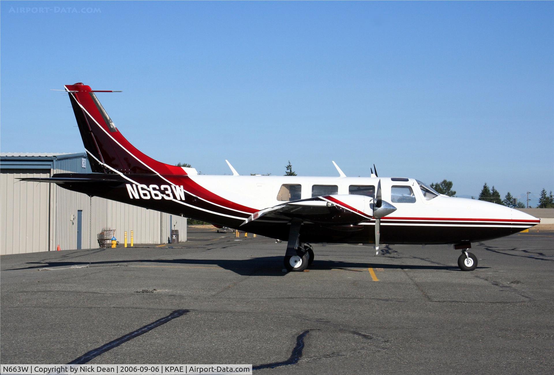 N663W, Piper AEROSTAR 602P C/N 62P09298165052, /