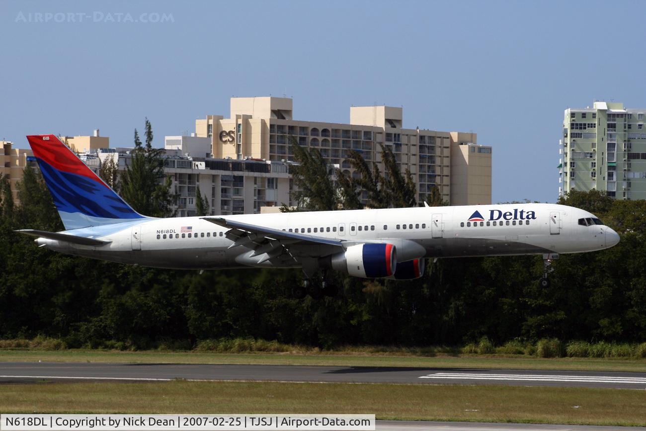 N618DL, 1986 Boeing 757-232 C/N 22908, /