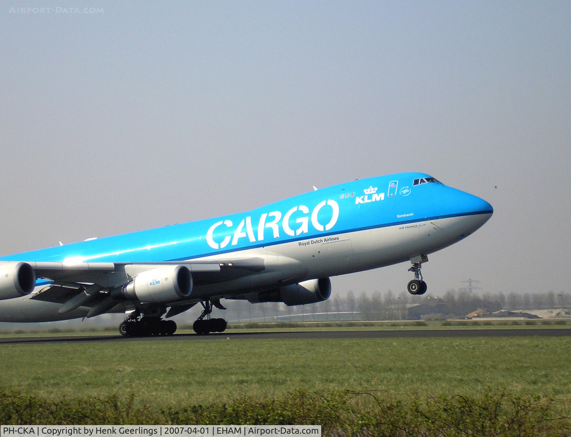 PH-CKA, 2003 Boeing 747-406F/ER/SCD C/N 33694, Landing runway 18R