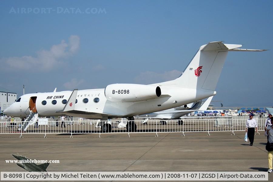 B-8098, 2007 Gulfstream Aerospace GIV-X (G450) C/N 4076, Air China