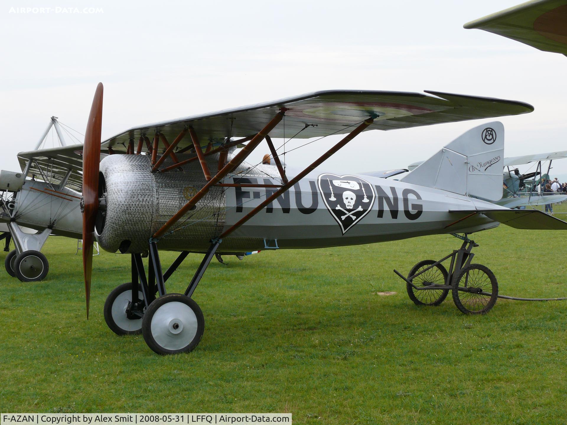 F-AZAN, 1916 Morane-Saulnier A-I Master C/N 01, Morane Saulnier MS A1 F-AZAN painted as F-NUNG of Ch. Nungesser