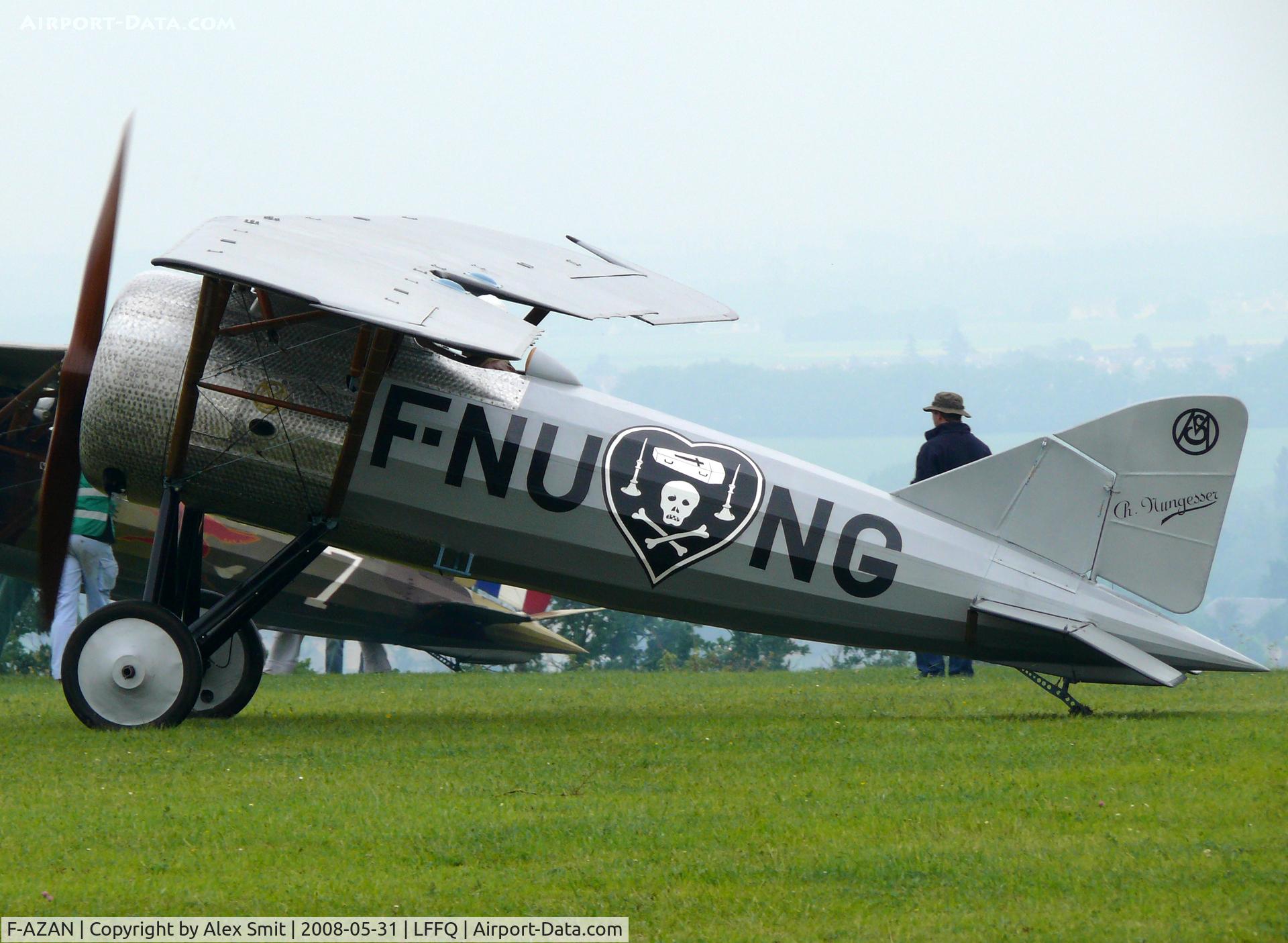 F-AZAN, 1916 Morane-Saulnier A-I Master C/N 01, Morane Saulnier MS A1 F-AZAN painted as F-NUNG of Ch. Nungesse