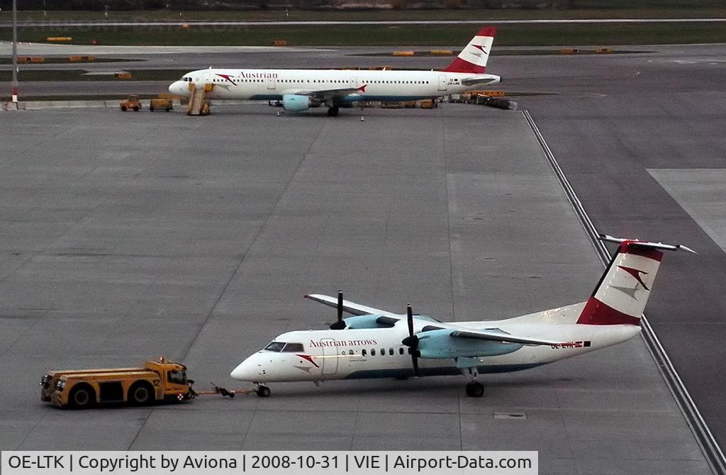 OE-LTK, 1997 De Havilland Canada DHC-8-314Q Dash 8 C/N 483, Austrian arrows De Havilland Canada DHC-8-314Q