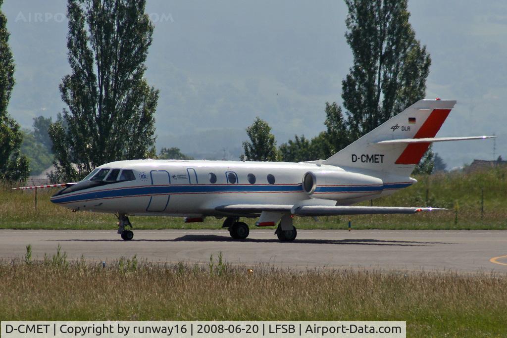 D-CMET, 1976 Dassault Falcon (Mystere) 20E-5 C/N 329, Falcon 20  on taxiway bravo