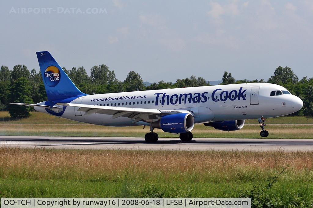 OO-TCH, 2003 Airbus A320-214 C/N 1929, Thomas Cook landing on rwy 16