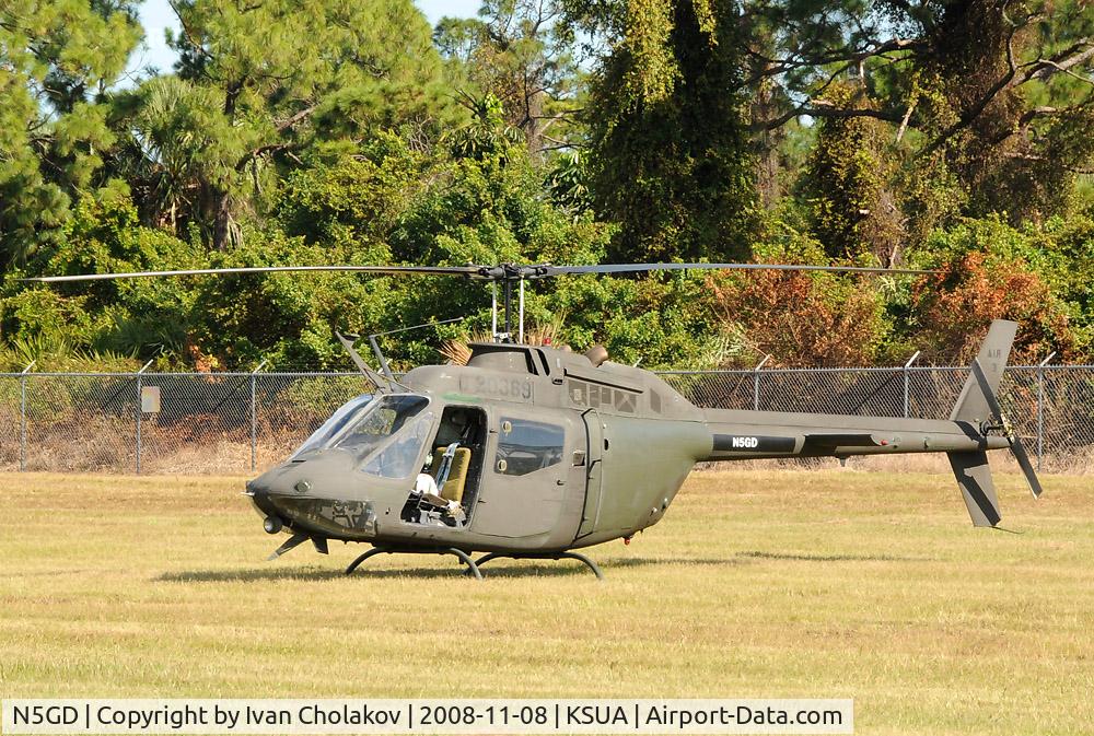 N5GD, Bell 206 C/N Not found, Martin County Sheriff, Bell 206 derivative, nice color scheme