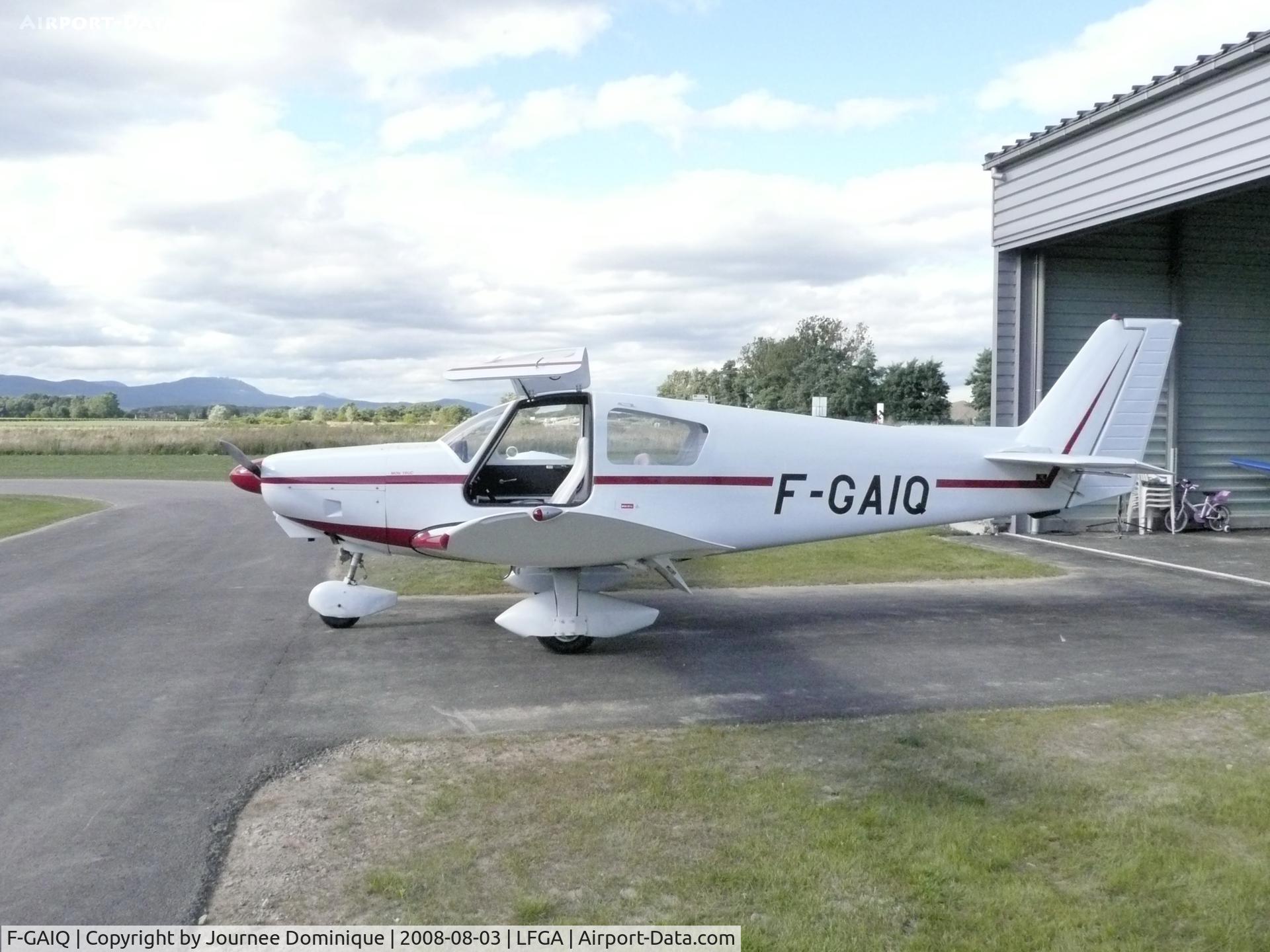 F-GAIQ, Wassmer WA-81 Piranha C/N 815, Wassmer 81 based in Colmar france