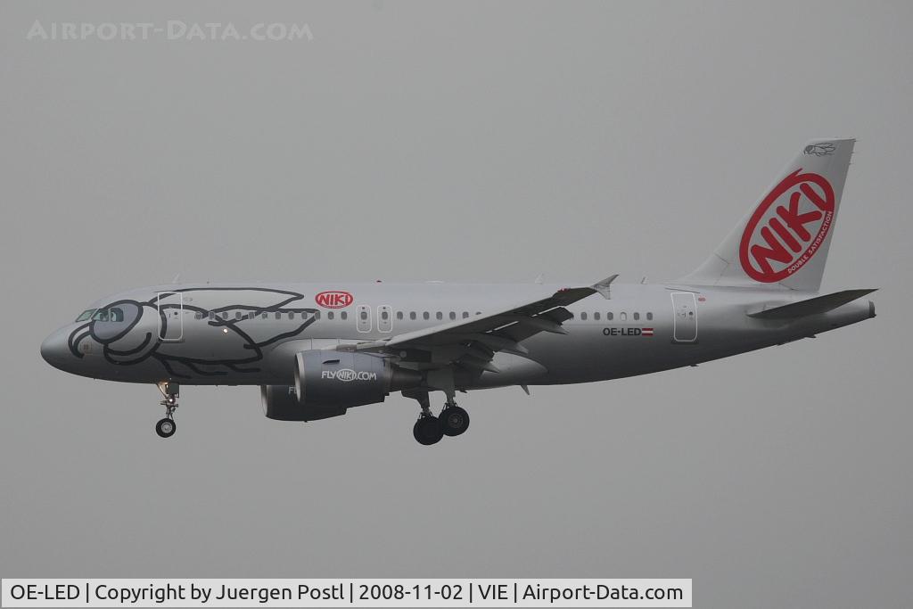 OE-LED, 2008 Airbus A319-112 C/N 3407, Airbus A319-112