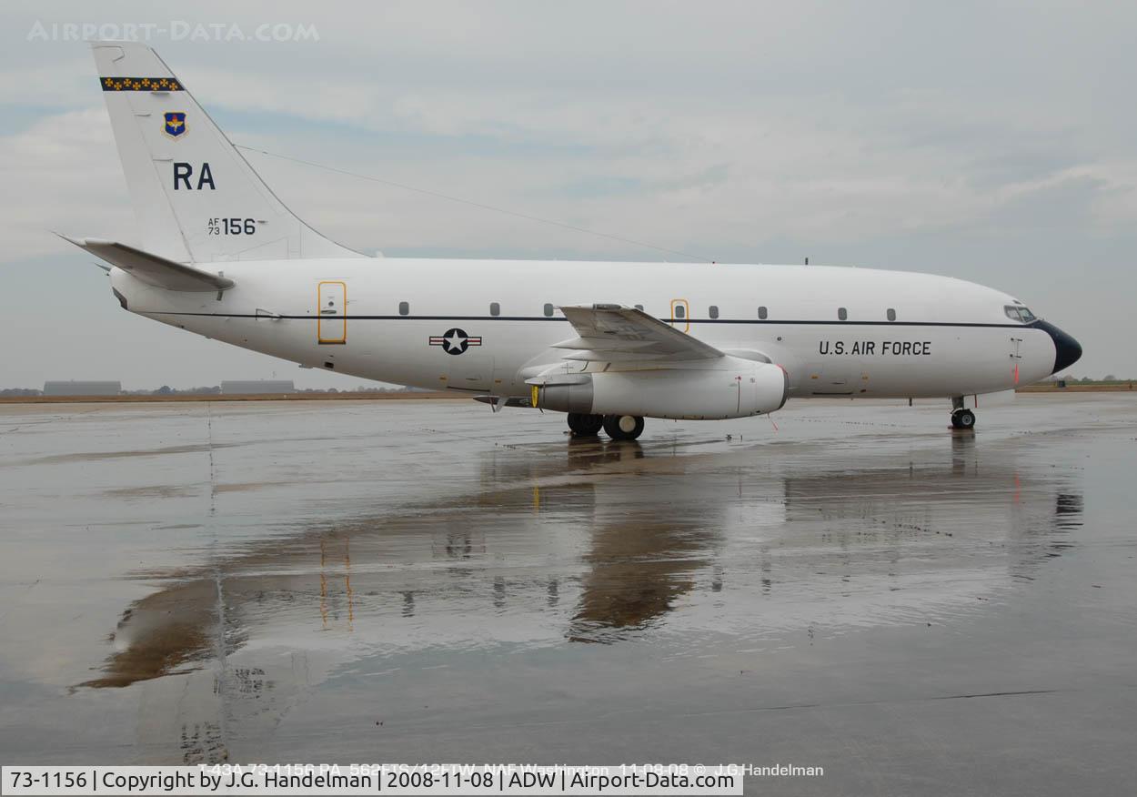 73-1156, 1974 Boeing T-43A Bobcat C/N 20703, T-43A 73-1156 at NAF Washington starboard view
