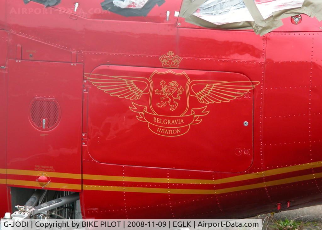 G-JODI, 1984 Agusta A109A II C/N 7265, G-JODI