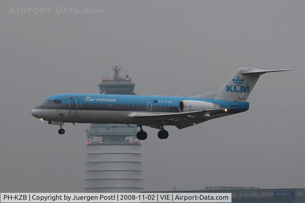 PH-KZB, 1996 Fokker 70 (F-28-070) C/N 11562, Fokker 70