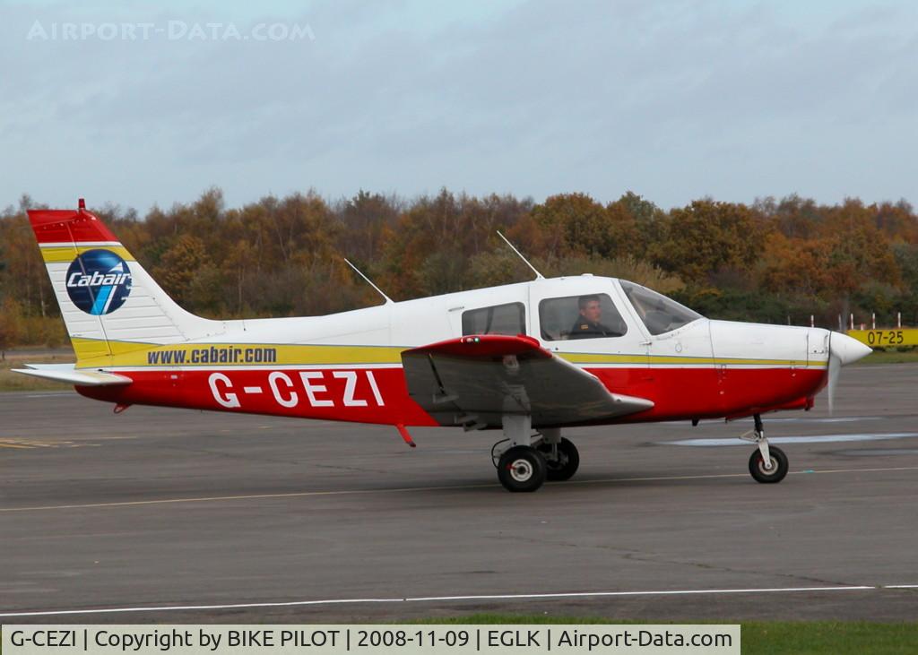 G-CEZI, 1989 Piper PA-28-161 Cadet C/N 2841228, VISITING CABAIR CHEROKEE