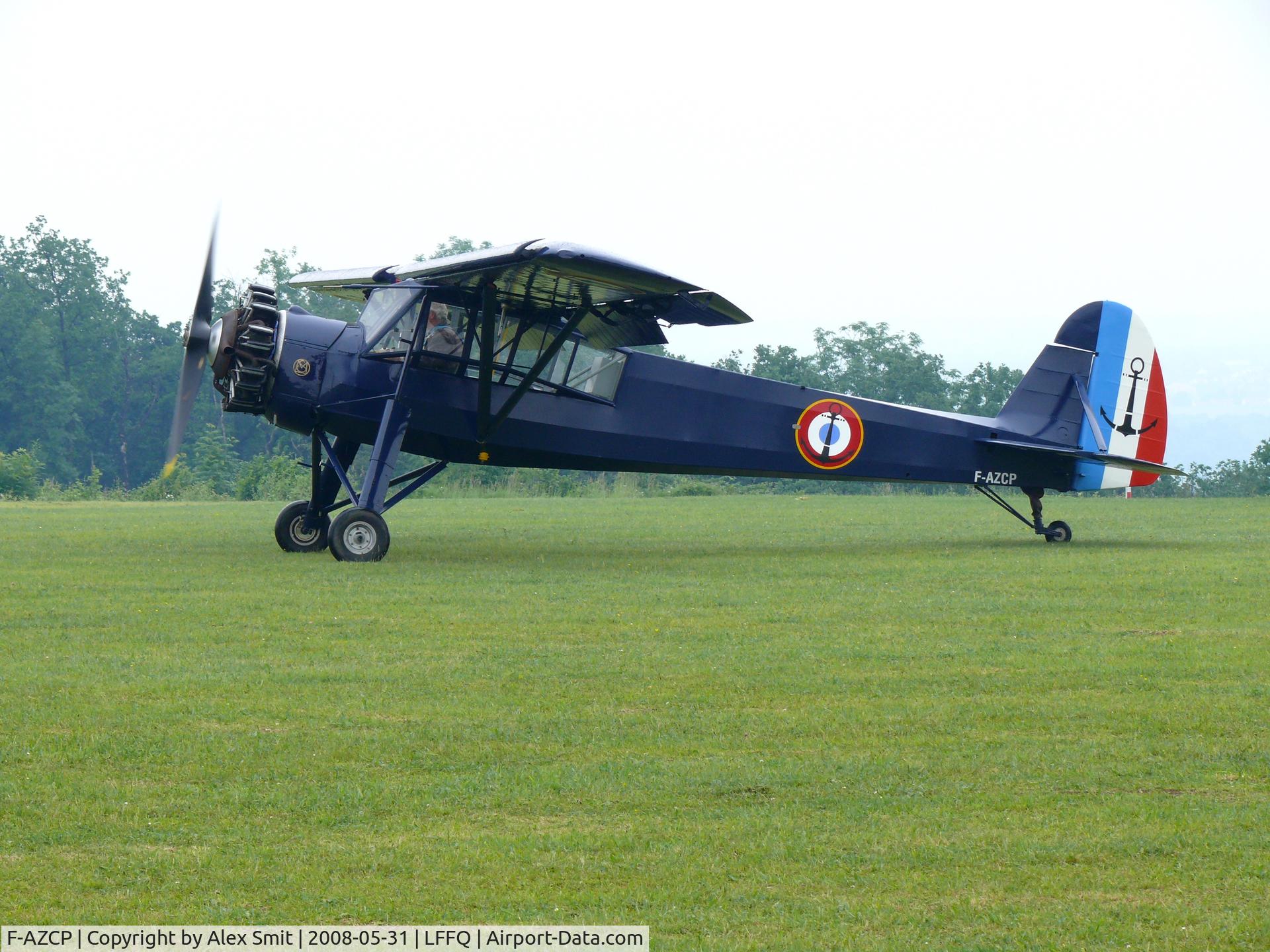 F-AZCP, Morane-Saulnier MS-502 Criquet C/N 320, Morane Saulnier MS502 Storch F-AZCP in French Navy colors