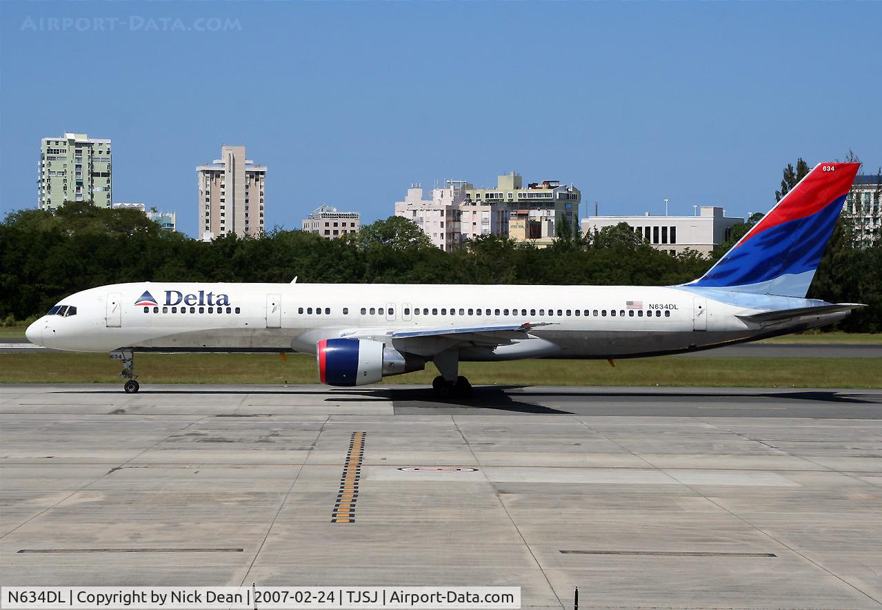 N634DL, 1988 Boeing 757-232 C/N 23615, /