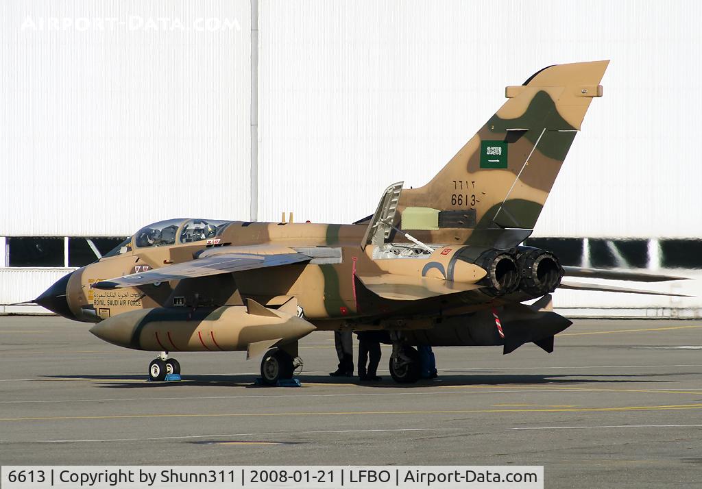 6613, Panavia Tornado IDS C/N 901/CS033/3444, Parked at the General Aviation area due to ferry flight to Saudi Arabia...