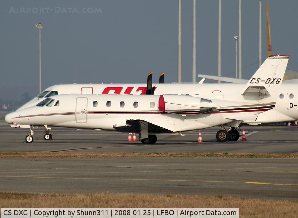 CS-DXG, 2005 Cessna 560XLS Citation Excel C/N 560-5595, Parked at the General Aviation area...