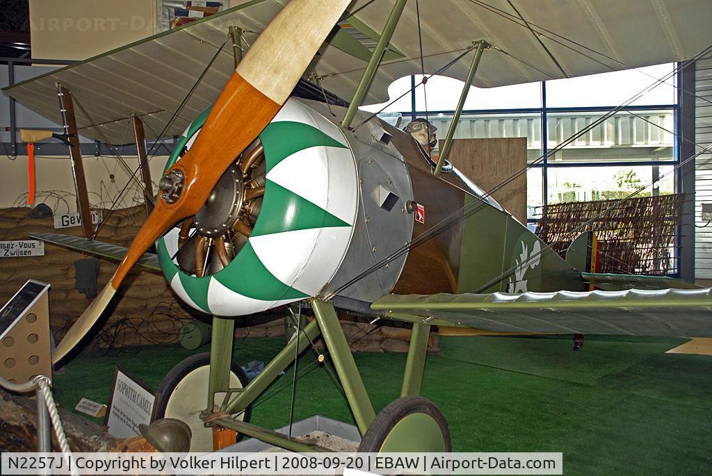 N2257J, Sopwith F.1 Camel Replica C/N CS006, at Antwerpen