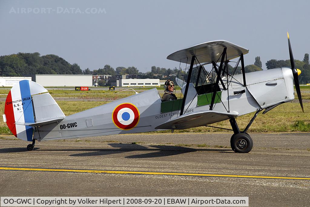 OO-GWC, Stampe-Vertongen SV-4C C/N 1, at Antwerpen