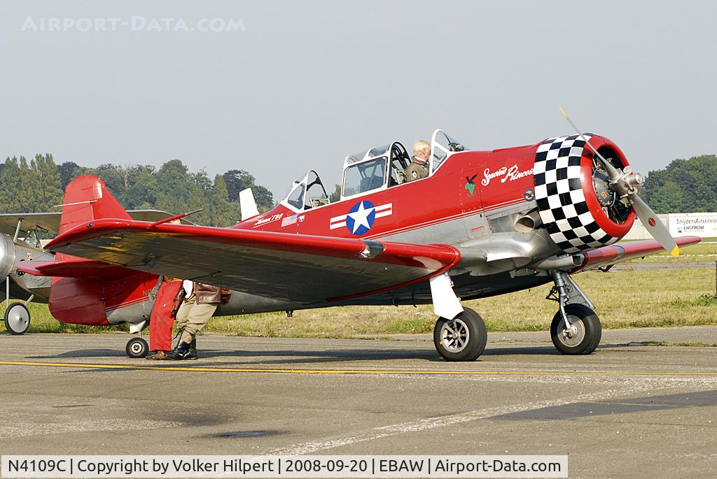 N4109C, 1952 North American T-6G Texan C/N SA-078, at Antwerpen