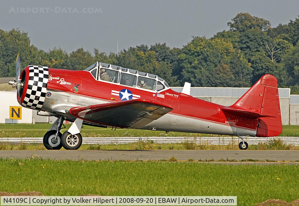 N4109C, 1952 North American T-6G Texan C/N SA-078, at Antwerpen
