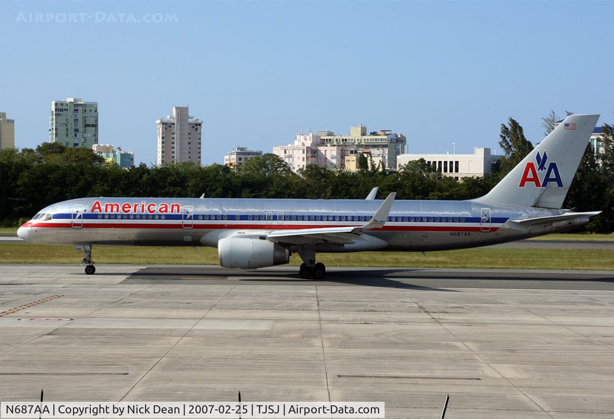 N687AA, 1993 Boeing 757-223 C/N 25695, /