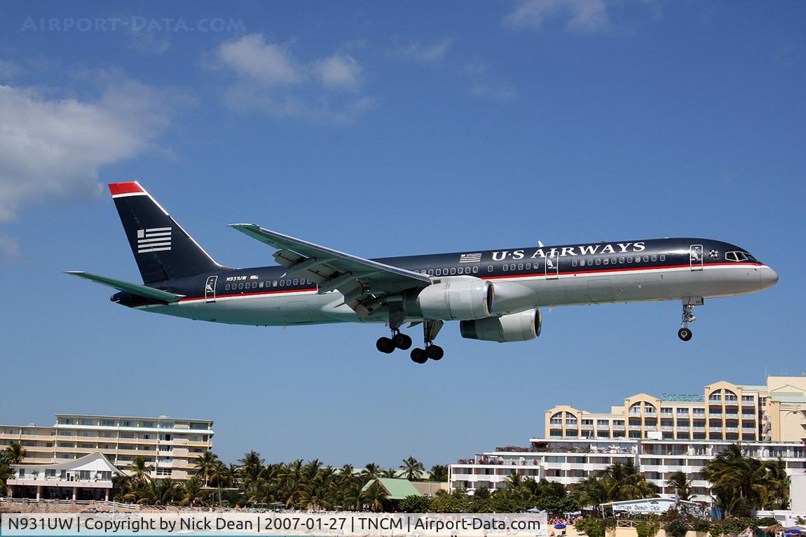 N931UW, 1993 Boeing 757-2B7 C/N 27148, .