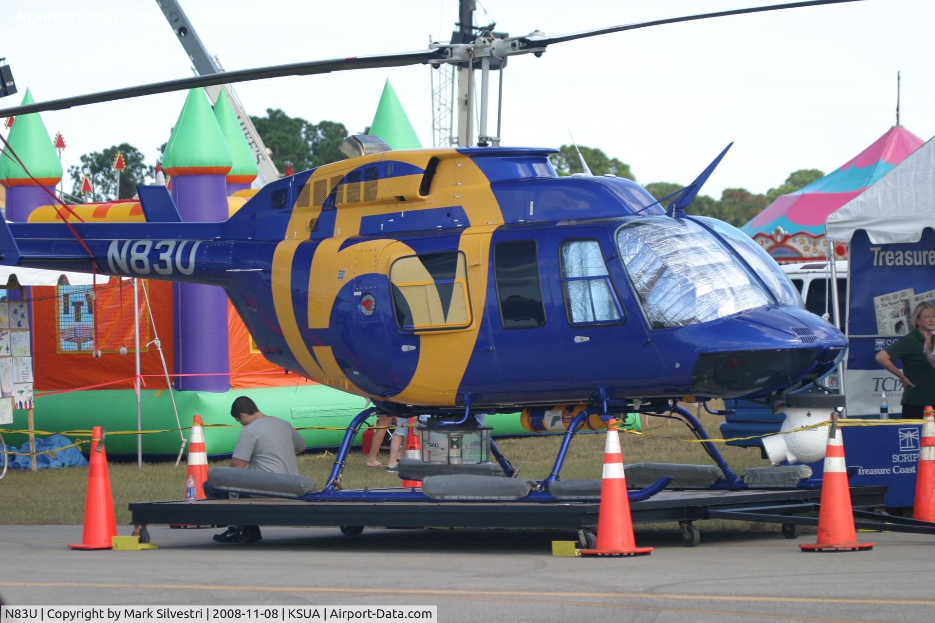 N83U, 1995 Bell 206L-4 LongRanger IV LongRanger C/N 52124, 2008 Stuart, FL Airshow