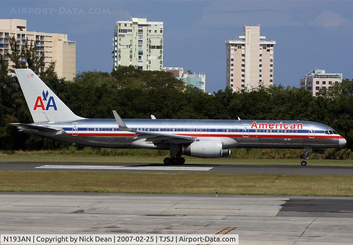 N193AN, 2001 Boeing 757-223 C/N 32387, /