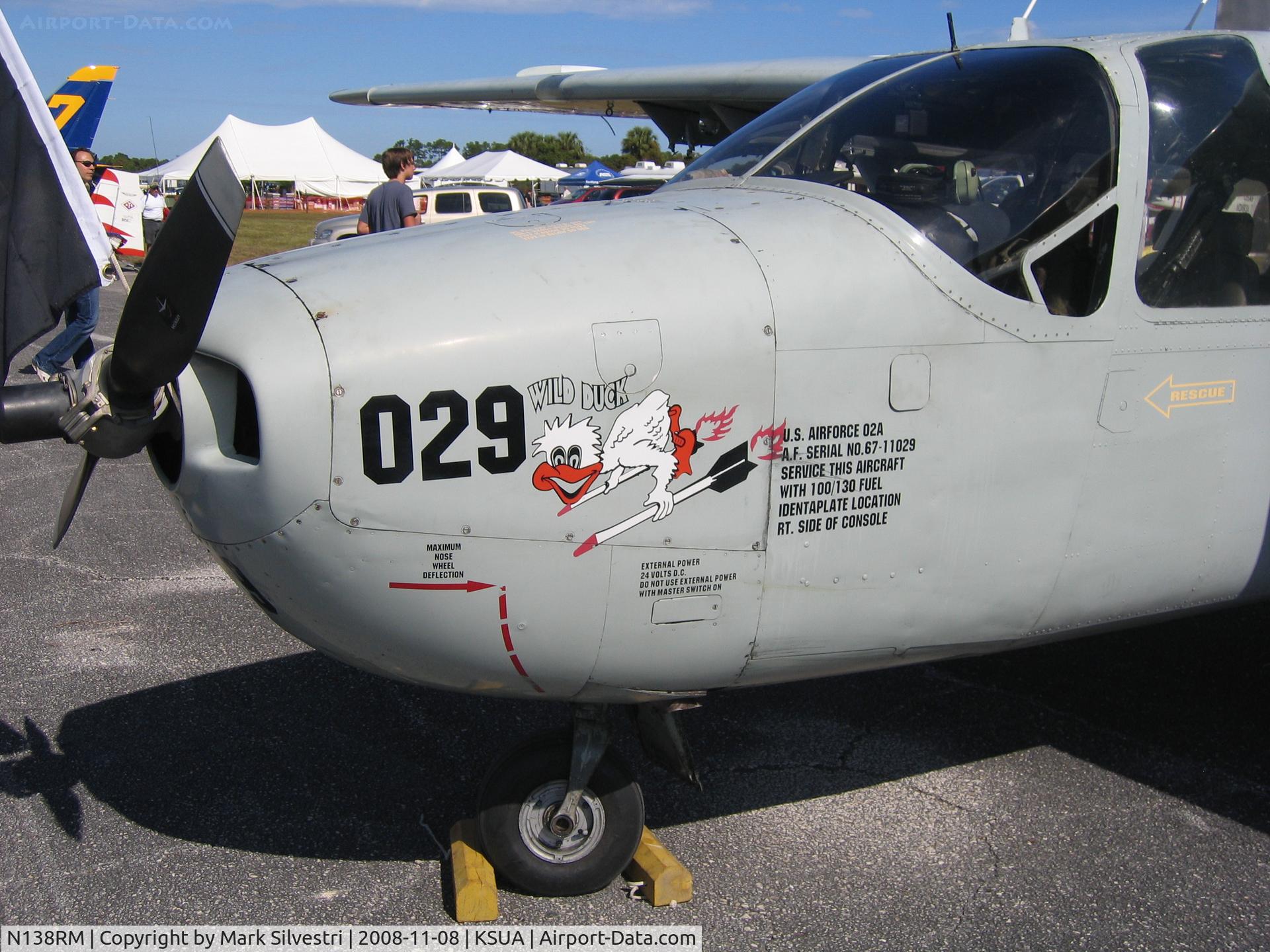 N138RM, 1969 Cessna M337B (O-2A) Super Skymaster C/N 337M-0305 (68-11029), 2008 Stuart, FL Airshow