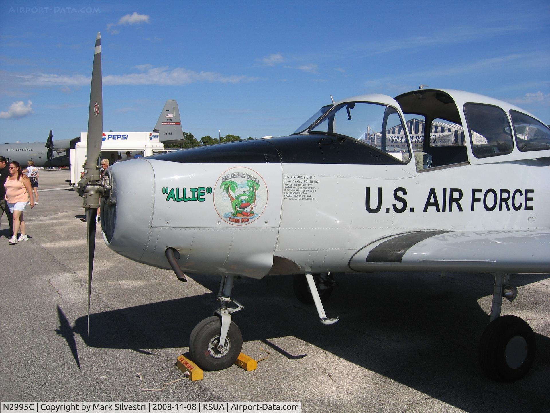 N2995C, 1948 Ryan Navion A C/N NAV-4-1727, 2008 Stuart, FL Airshow